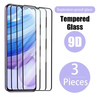 (3Pcs) Glass For Xiaomi Redmi 7 8 9 10 11 Pro 4G/5G Note 9S 10S 11S Upgrade 9D Full Cover Tempered Glass Screen Protector
