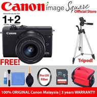 !! Advance Package !! Canon EOS M200  canon m200 Mirrorless Digital Camera with 15-45mm Lens (Black)   (ORIGINAL CANON MALAYSIA WARRANTY)