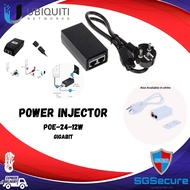 Ubiquiti Power Injector POE-24-12W-G-WH: 24V / 12W Gigabit PoE Injector