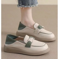 PLOVER Women's Genuine Leather Loafers - Casual Comfort