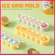 6 Holes Silicone Ice Hockey Mould Ice Ball Maker Silicone Ice Cube Tray Mold Kitchen Ice Cream Maker Tool