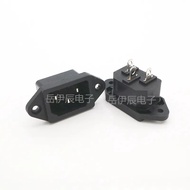 AC-04 Power Socket AC-043 Pin Product Font with Ear Power Socket AC-05920