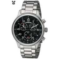 TIMEX T49904 Men's Watch Expedition Field Chronograph 42mm SS Bracelet Black *Original