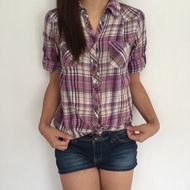 💕EDC by Espirit Checkered Top