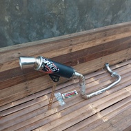 KNALPOT ORIGINAL RKS COATING DOFF VARIO 125 150 AEROX 155 OLD NEW Nmax 155 Old New Vario160 MIO J/M3