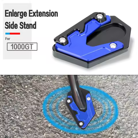 Motorcycle GSX-S1000GT 2023 CNC Kickstand Side Stand Enlarge Foot Extension Pad For Suzuki GSX-S 100