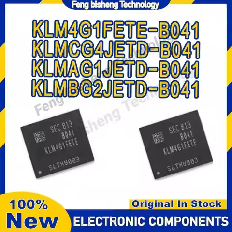 KLM4G1FETE-B041 KLMAG1JETD-B041 KLMBG2JETD-B041 KLMCG4JETD-B041 EMMC IC chip in stock
