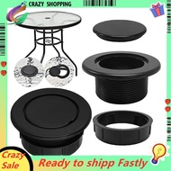 Outdoor Patio Table Umbrella Hole Ring Plug Cap Set for Garden Table Parasol, Hole Cover & Pole Stab