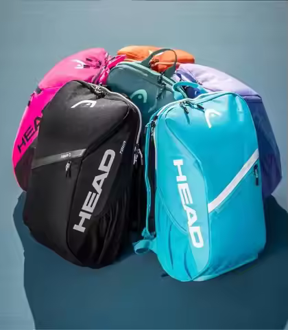 Original HEAD Tennis Backpack Male Tennis Bag TOUR 2 Tennis Rackets Bag Padel Rackets Gym Sports Ten