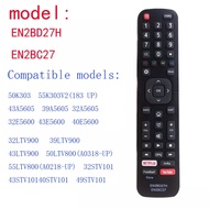 Hisense EN2BC27 EN2BD27HDévant EN2BD27 smart TV remote control NETFLIX YouTube compatible TV 50K303/ 55K303V2 43A5605/ 39A5605/ remote control Hisense Devant EN2H27 EN2H27D EN2H27H