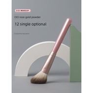 makeup brush brush make up set Berus solek rambut rubah salji lembut dan comel cici merah jambu