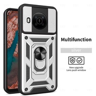 For NOKIA C21 Plus G10 G20 G21 G11 X100 C10 C20 C30 Phone Case Camera Protection Casing Finger Ring