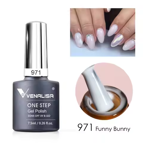 Venalisa 7.5ml One Step Color Gel 36 Colors 3 in 1 Nail Polish Sock Off UV LED Semi Permanent Varnis