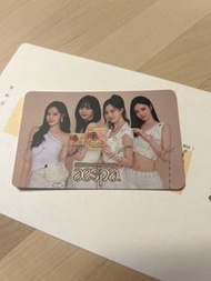 aespa SHIN Brand Ambassador 簽名小卡(包平郵）