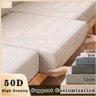 sofa cushion sponge customized 50D high density foam bay window cushion mattress foam cushion insert