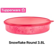 Tupperware Snowflake Round 3.8L Food Keep Fresh Container