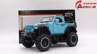 MÔ HÌNH XE JEEP RUBICON OFFROAD MUI TRẦN BLUE 1:20 MINIAUTO 7780