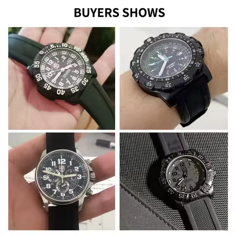 Strap 23mm Luminox 23mm Silicone Rubber Watch Strap for Luminox Military 7251 3050 Watch Band Univer