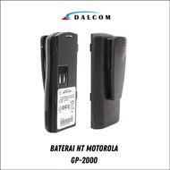 MOTOROLA LITHIUM GP2000 GP-2000 HT BATTERY + ORIGINAL AND TRUSTED CLIP BELT