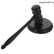 MIQUEL Judge Hammer, Wood Gavel Attorney Decorative Costume Sound Block, Simple Design Clear Handcra
