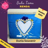 Lace Guest Book for Wedding Celebrations