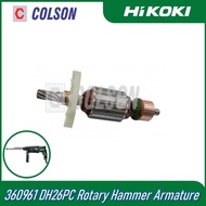 COLSON HIKKOKI 360961 DH26PC Rotary Hammer Armature