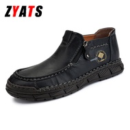 Zyats Slip-On Men'S Shoes, Lazy Driving Shoes, Chinese Large Size Casual Shoes 38-48