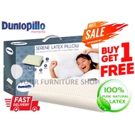 Buy 1 Free 1 Dunlopillo Serene Latex Pillow (100% Pure Natural Latex Pillow) /Getah Bantal / 买一送一乳胶枕头