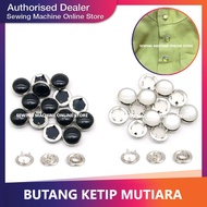 🔥Borong Murah🔥 Butang Ketip Baju Melayu / Butang Ketip Mutiara /  Snap Button Pearl