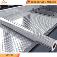 Waterproof Oil-Resistant Aluminum Foil Wallpaper Sticker