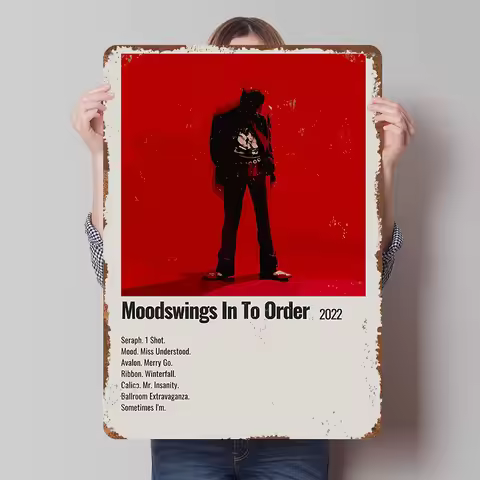 Dpr Ian Moodswings In To Order Album Tin Plaque Poster Customized Wall Art Retro Vintage Metal Signs