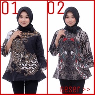 blouse wanita lengan panjang batik