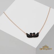 [พร้อมส่ง] Swarovski Iconic Swan Double Necklace สวารอฟสกี้ ของแท้ 100% สร้อยคอจี้หงส์ ของขวัญสำหรับคนพิเศษ