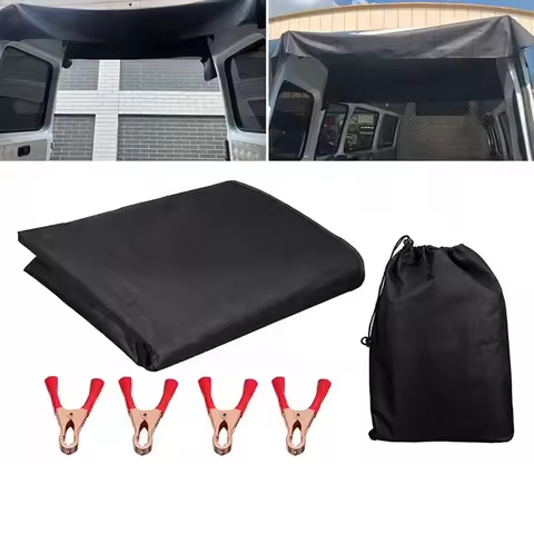 CAR Rear Barn Door Awning Cover Black For RV 210D Oxford 180X 114cm For Mercedes FOR Sprinter For Fo