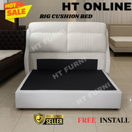 HT ONLINE Modern Bed Frame with Strong Support | Minimalist Design | Queen / King Size Available