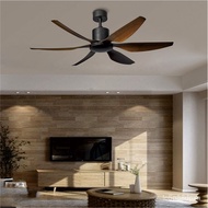 Fan with Light Ceiling Fan Lights Large Wind Dc Frequency Conversion Mute Electric Fan Lamp66Ceiling Fan-Inch Home Livin