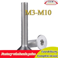 CSK Allen Screw/Stainless Steel 316 Socket Countersunk Flat Head bolt  M3-M10 * L4-100mm (XZM1-YL-MY