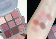 Rose Colored 3CE Smoke Powder Palette Nine Color Eyeshadow Palette Auto Focus Nine Grid Comprehensiv