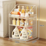 衛生間置物架 洗衣機旁邊多層洗衣液收納架 浴室衛生間（快遞送貨上門）