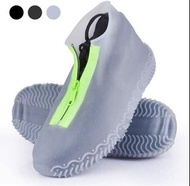 矽膠防水防滑拉鍊雨鞋套  Silicon Waterproof Protected Not-Slip Zipper Rain Galoshes Cover