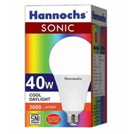Hannochs SONIC LED Bulb 40vWatt - Bola Lampu Bohlam LED 40 Watt - SNI