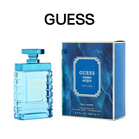 Guess Uomo Acqua men Eau De Toilette Spray 100ml Woody Aromatic Men's Fragrance Original Authentic P