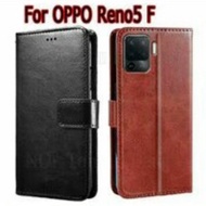 Oppo Reno 5F Case Flip Cover Case Leather Wallet Sarung Oppo Reno 5F