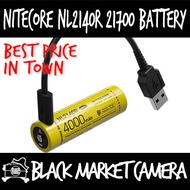 [BMC] Nitecore NL2140R 4000mAH 21700 USB-C Rechargeable Battery (Charger/USB-C Input Charging)