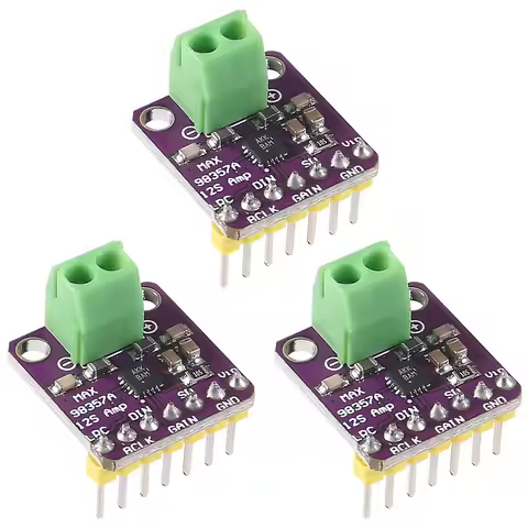 MAX98357 Audio Power Amplifier Module I2S Class D Filterless Audio Amplifiers Board for Arduino, Ras