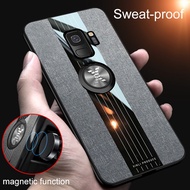 Samsung Galaxy S9 Case Hard Casing Shockproof Finger Ring Back Cover Samsung S9 Case Stand