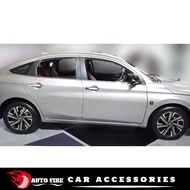 Toyota Vios 2023 Door Handle Cover Carbon Piano Black Decorative Antiscratch Protect for Vios 2023 A