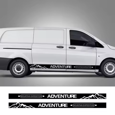2Pcs Car Stickers For Mercedes Benz Vito V Class Viano W638 W639 W447 Marco Polo EQV Camper Van Viny