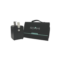 ROOMMI行動電源小電寶(黑)+40W太陽能板 RM-P02-B+40W