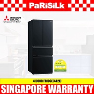 MITSUBISHI MR-LX55EY-GBK-P 4 DOOR FRIDGE(442L)(Energy Efficiency Class 3)